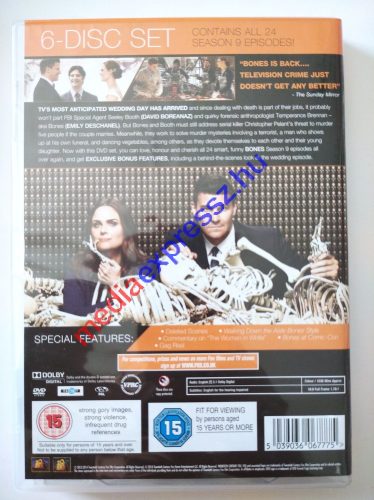 Csontok - Bones 9. Season 6DVD