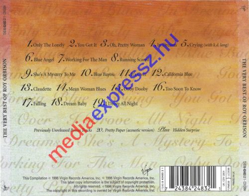 Roy Orbison – The Very Best Of Roy Orbison