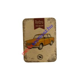 Retro autós (Trabant) hűtőmágnes