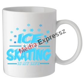 Ice Skating Is My Life felíratű bőgre hópihés