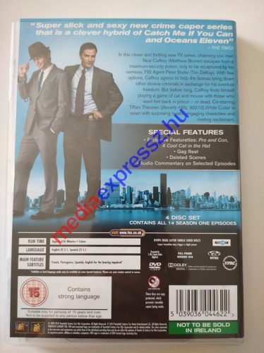 Fehér gallér - White Collar 1.season 4DVD