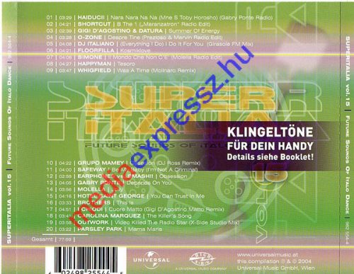 Super Italia - Future Sounds Of Italo Dance Vol. 15