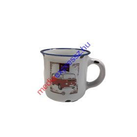   Retro autós (volkswagen busz) Espresso kerámia kávéscsésze 