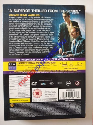 Person Of Interest 1. Season  6DVD