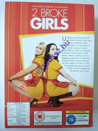 2 összetört lány - 2 Broke Girls 1-3. Season  9DVD