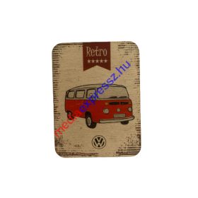 Retro autós (Volkswagen busz) hűtőmágnes  