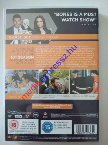 Csontok - Bones 10. Season 6DVD