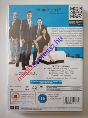 Fehér gallér - White Collar 2.season 4DVD
