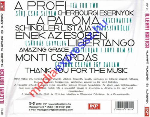 Illényi Katica – Világhírű Filmzenék És Slágerek