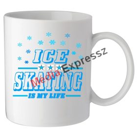 Ice Skating Is My Life felíratú bögre hópihés