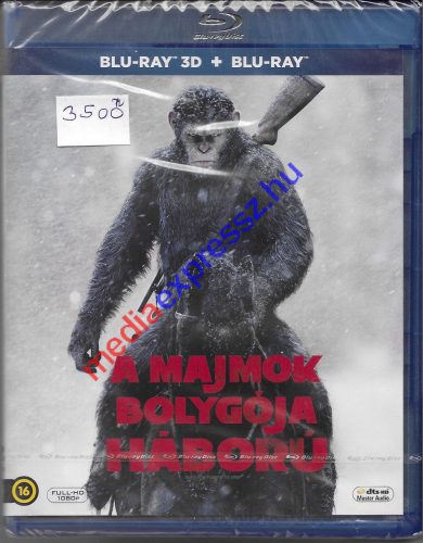 A majmok bolygója háború Blu-Ray 3D + Blu-Ray