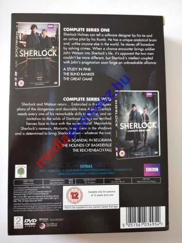 Sherlock Complete 1-2. Series 4DVD