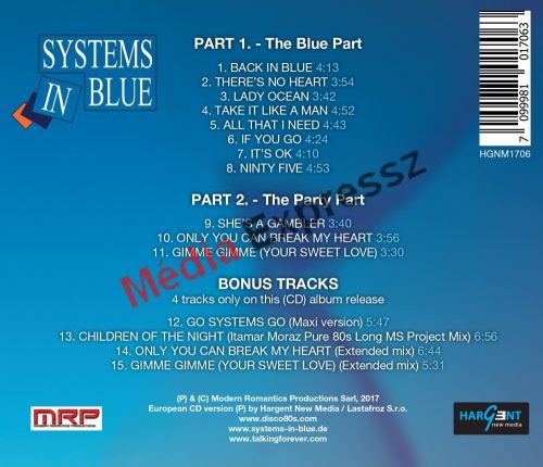 SYSTEMS IN BLUE - MELANGE BLEU  the 3rd album 