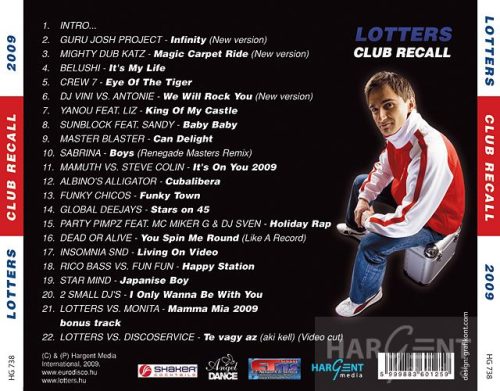 Lotters - Club Recall 2009