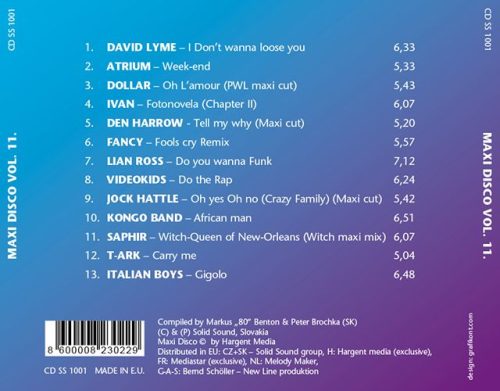 MAXI DISCO Vol. 11. - Válogatásalbum
