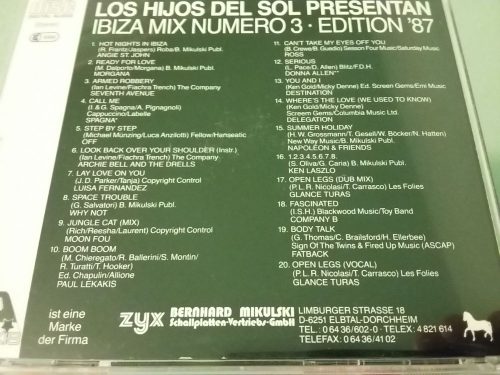 Ibiza Mix Numero 3 - Edition '87  ***
