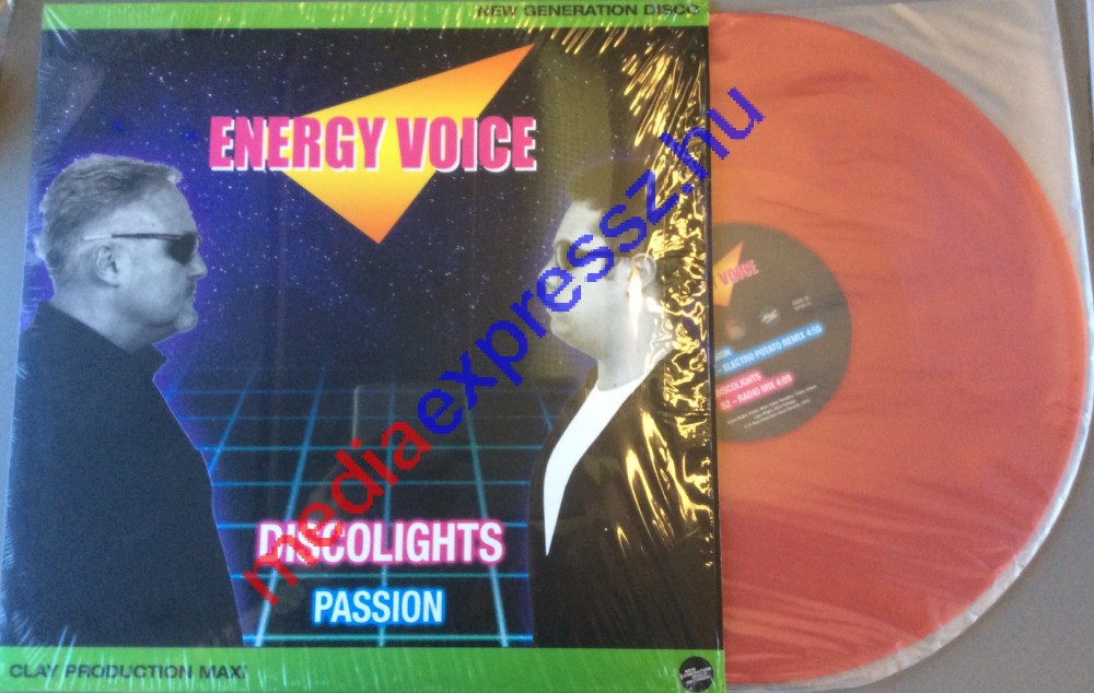 ENERGY VOICE - DISCOLIGHT PASSION Maxi LP New Generation Italo Disco 