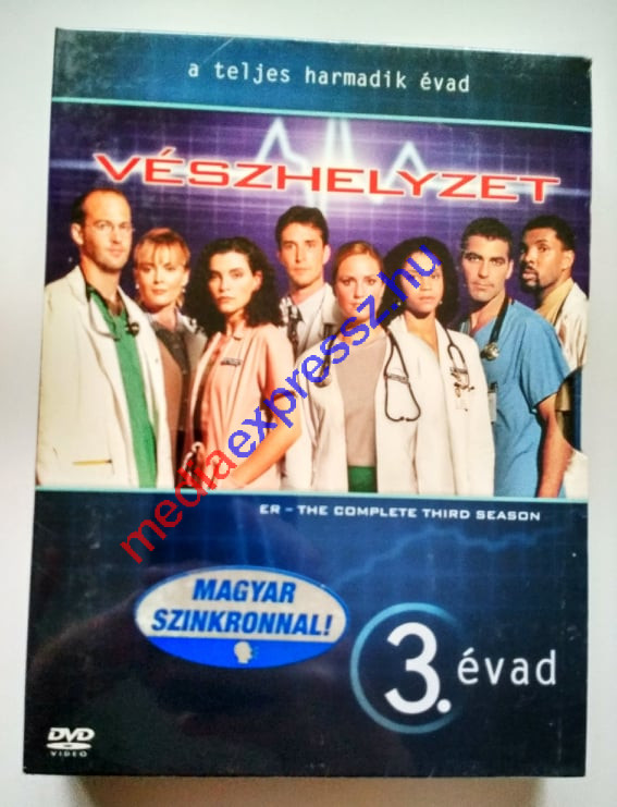 Vészhelyzet Teljes 3. évad újszerű DVD 